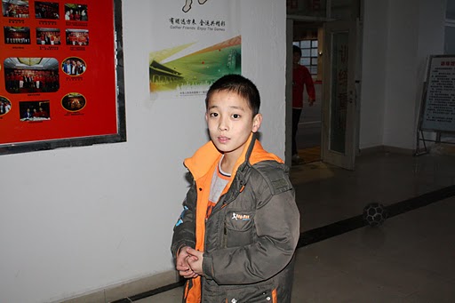 Young athlete outside the wushu guan (12/17)