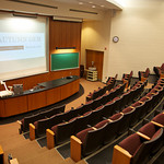 Louise Kelley Lecture Hall before the screening.