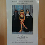 We went to The Veil art exhibit at Kean University.