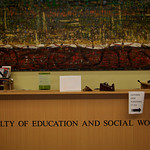 Signs point to the location of our screening inside the Education Building at the University of Sydney.