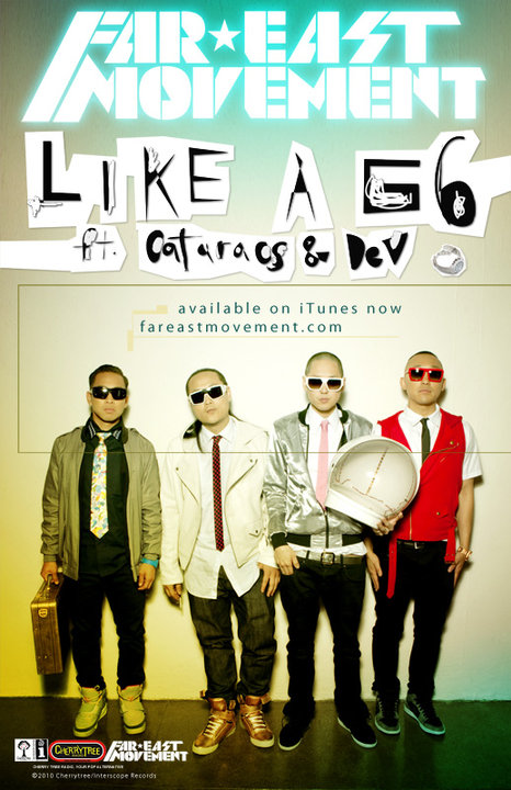Far East Movement's Like a G6 has gone double platinum. The song first 