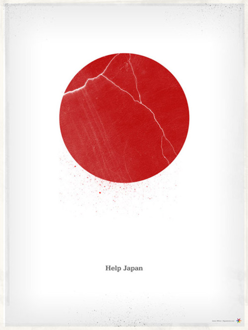 japan flag earthquake. japanese with japan flag