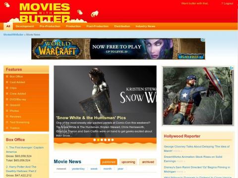 Launched a New Movie Site Called MoviesWithButter.com